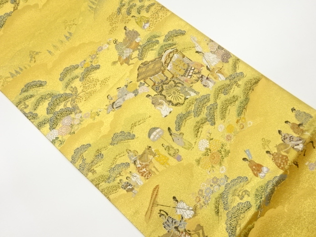 JAPANESE FUKURO OBI / WOVEN SCENERY IN THE PAST